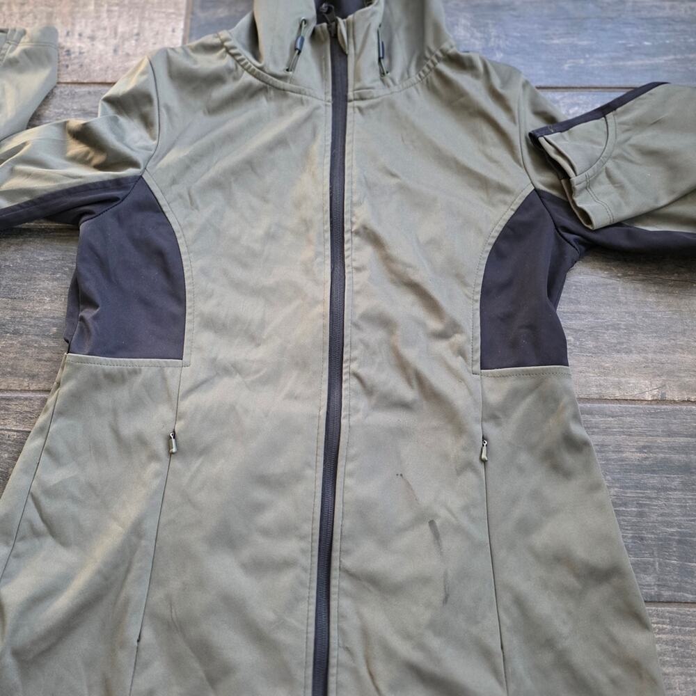 Mondetta Khaki and Charcoal Utility Jacket